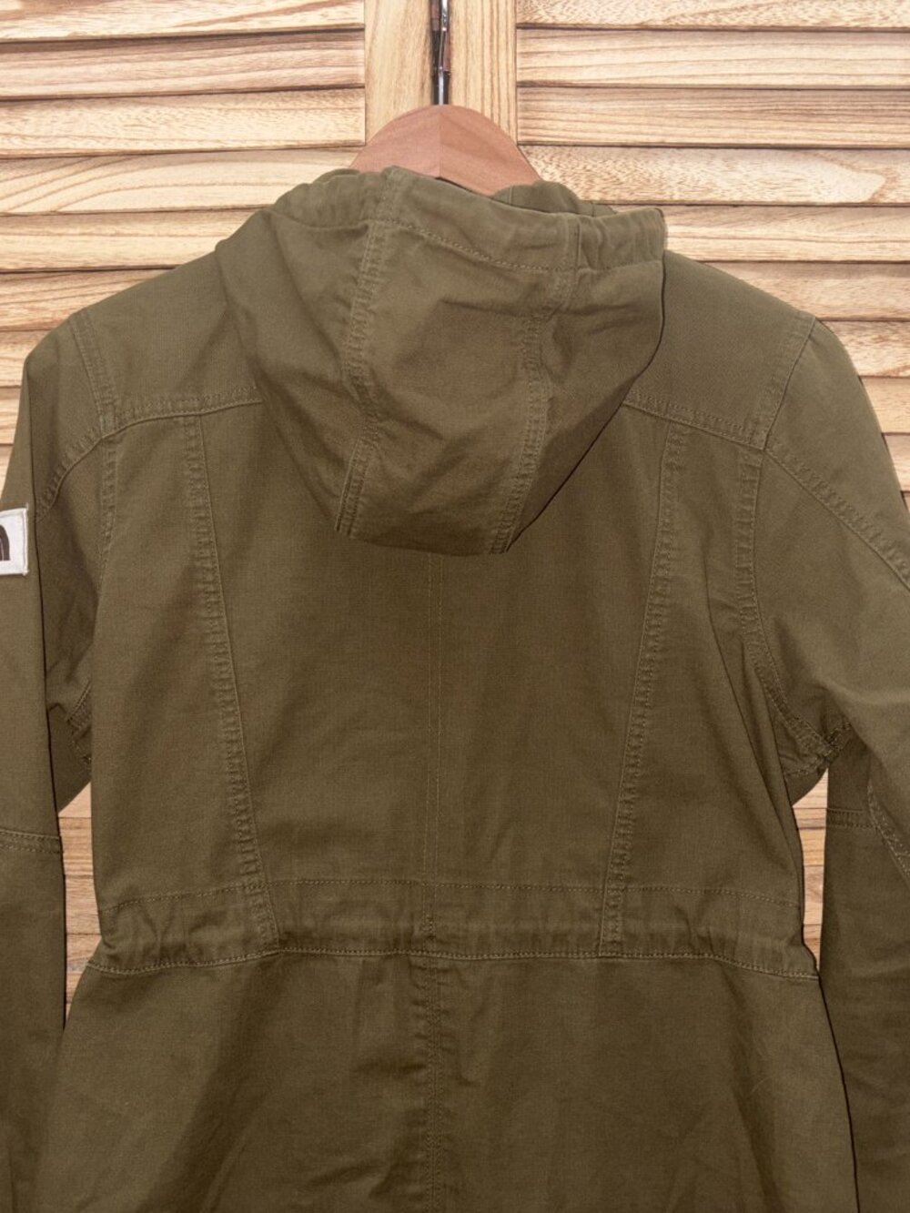 The North Face Women's Cotton Military Style Utility Jacket Size M, Olive Green - Picture 5 of 15